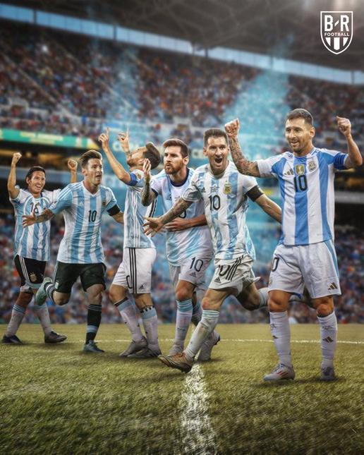 激励年轻一代💪ESPN：阿根廷U20球员观看梅西世青赛精彩集锦