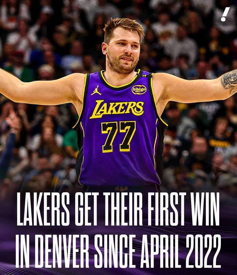 名嘴：湖人没有独行侠的内线威胁和外线射手 所以东契奇很难施展