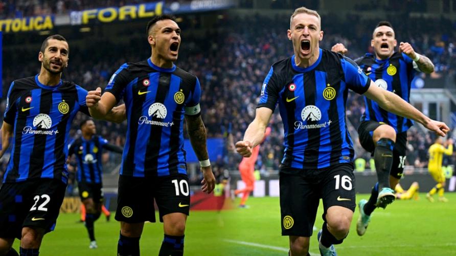 国米第93分钟绝杀！巴雷拉传中造乌龙，国米2-1领先维罗纳